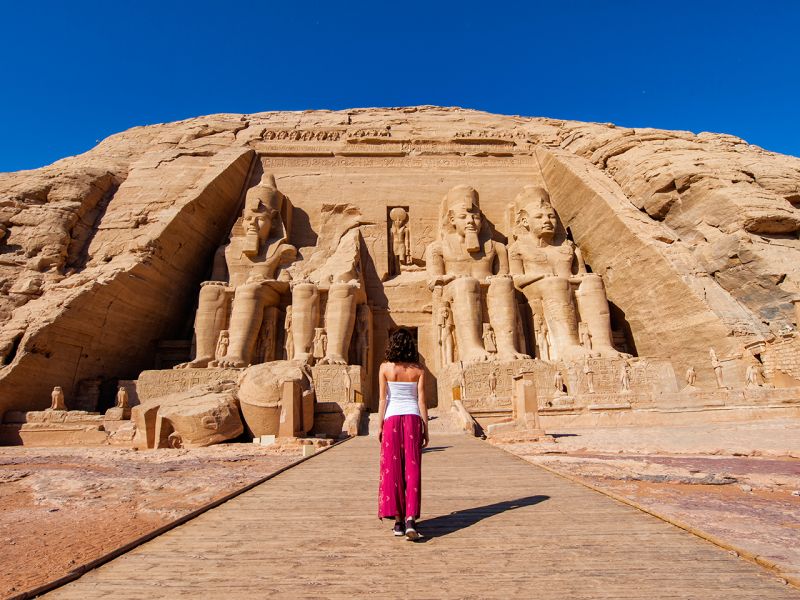 Exploring Abu simple Temple during MS Amwaj Living Stone Nile Cruise—majestic ruins beside the Nile.