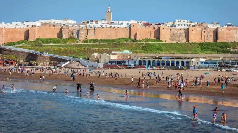Enjoy sun, sand, and culture at Rabat Beach on your Morocco tour