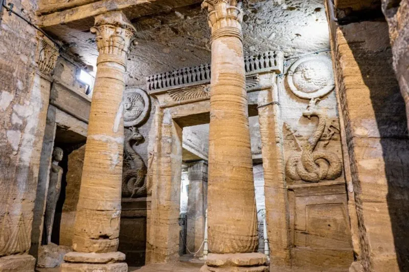 Alexandria excursion featuring Catacombs of Kom El Shoqafa
