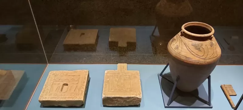 Nubian museum artifacts in Aswan, Egypt