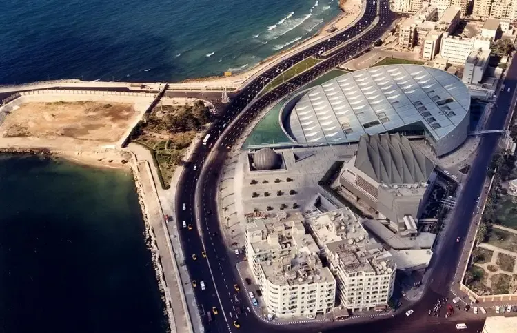 Library of Alexandria on a private Alexandria tour from Cairo