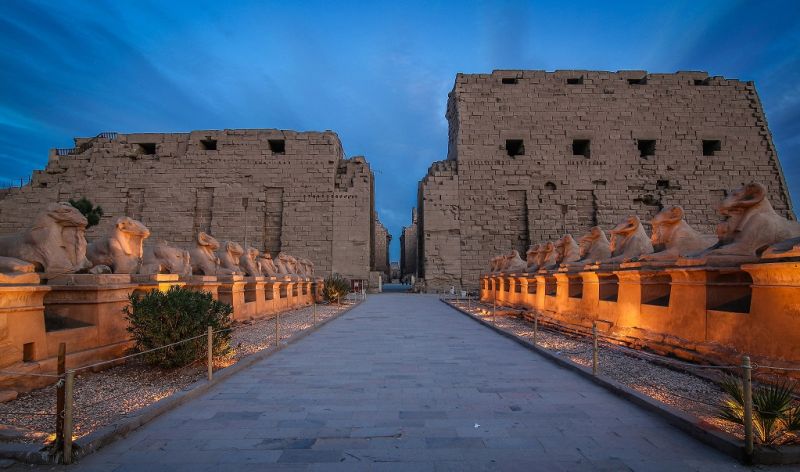 Karnak Temple sightseeing included in the 12 Days Egypt Vacation Packages