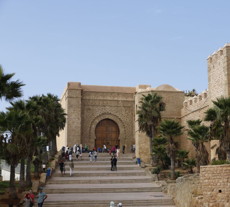 Morocco adventure tours include Kasbah Ouddaya in Rabat