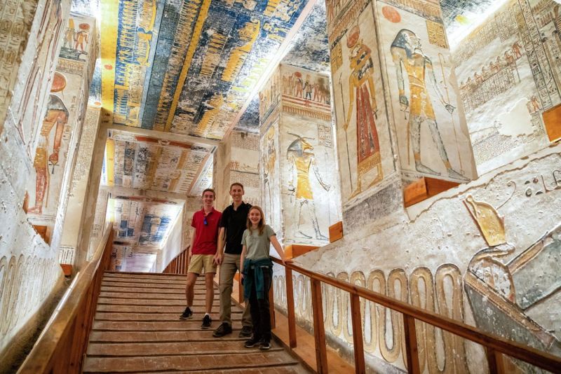 Valley of the Kings tombs on 12-day Egypt Tour in Luxor