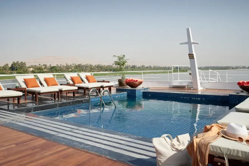 Swimming Pool With Scenic Nile Views