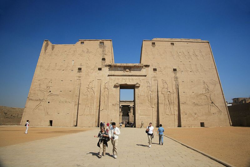 Visiting Edfu Temple aboard MS Acamar Nile Cruise – the sacred home of Horus, Egypt's best-preserved temple