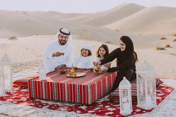 Experience a Dubai Desert Safari with BBQ dinner as part of your fun-filled 7-day Dubai Family Package.