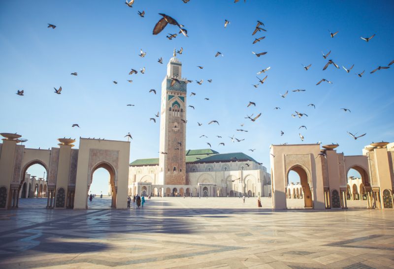 Visit the majestic Hassan II Mosque on a Morocco private tour