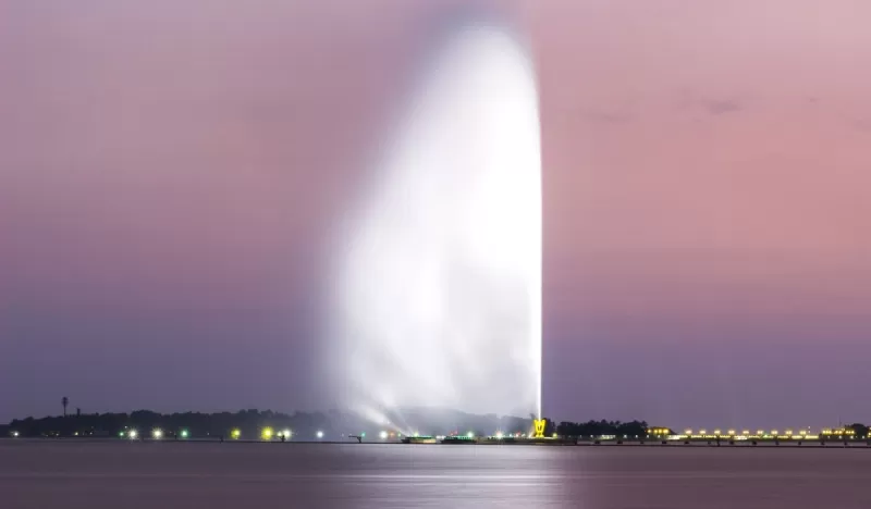 King Fahad's Fountain as part of 9 Days Saudi Arabia and Dubai Tour