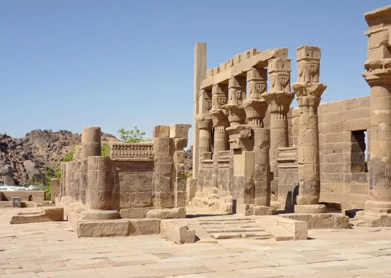 Visit the stunning Philae Temple set on the Nile during your 8 Days Luxury Egypt Tour.