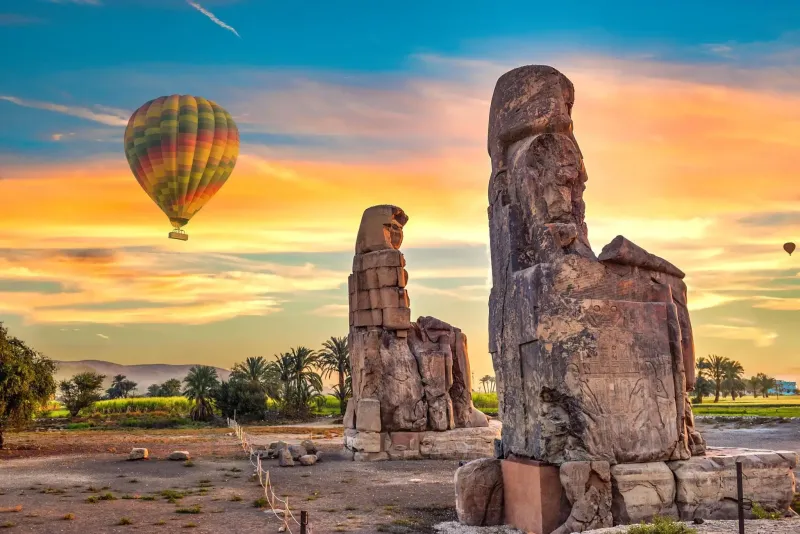 Colossi of Memnon Ancient Monument in Luxor