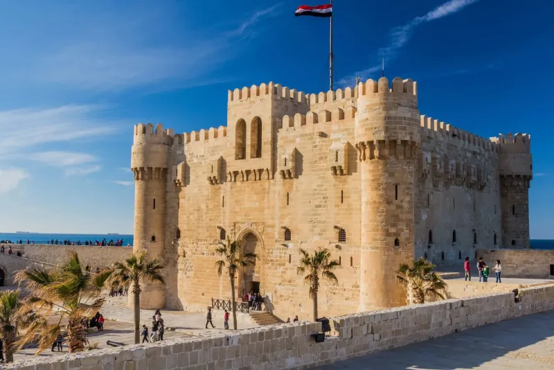 Citadel of Qaitbay on day trips from Cairo to Alexandria