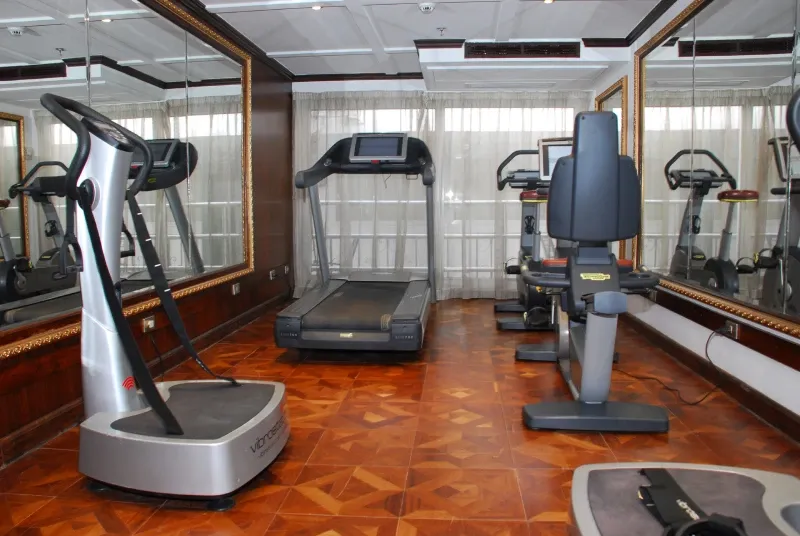 Luxury gym onboard Nile cruise
