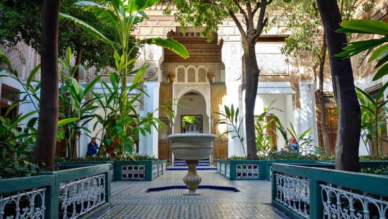 Bahia Palace awaits you on a personalized Morocco private tour