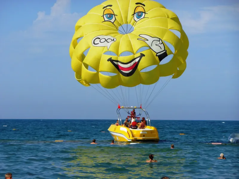 Best Egypt tours include thrilling parasailing experiences