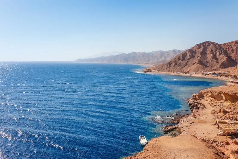 Explore the Blue Hole on a one-day trip in Dahab