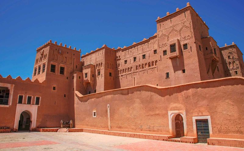 Uncover desert legends at Taourirt Kasbah with Morocco adventure tours