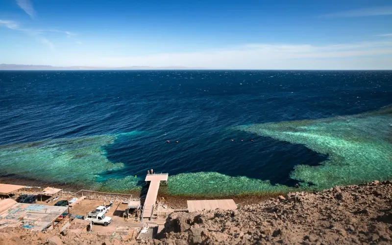Explore the Blue Hole on a one-day trip in Dahab