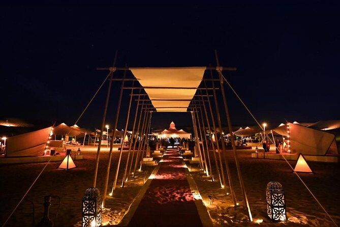 BBQ dinner under the stars in Dubai Desert Safari