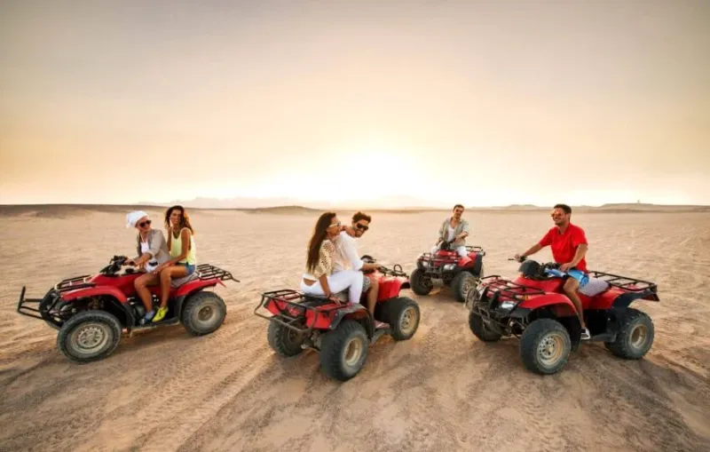 Cairo day tour quad bike Giza Pyramids