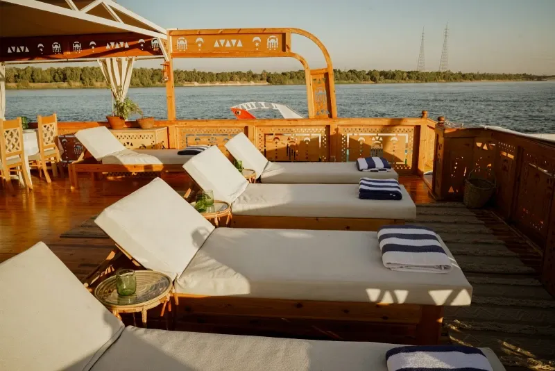 Private Nile Dahabiya Cruise pool