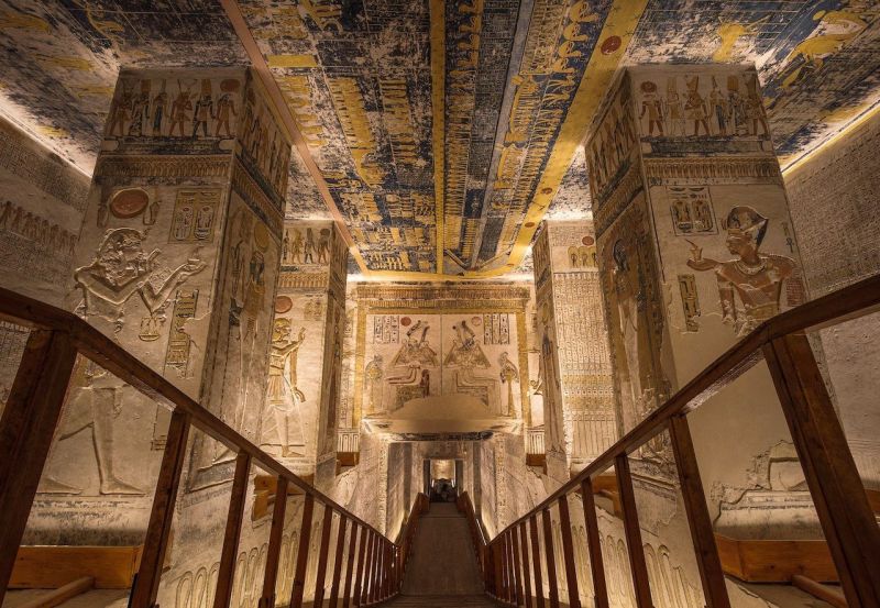 Valley of the Kings in Luxor, Egypt travel package for 8-Day New Year Nile Cruise