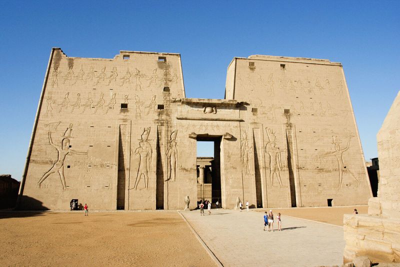 Visiting Edfu Temple of Horus on 7-day Cairo, Luxor and Aswan Tour