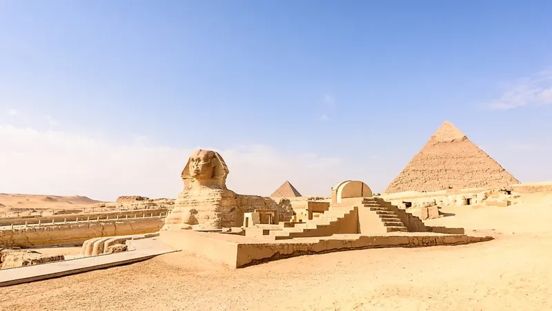 Great Sphinx of Giza visit during the Egypt to Dubai Tour in 5 Days