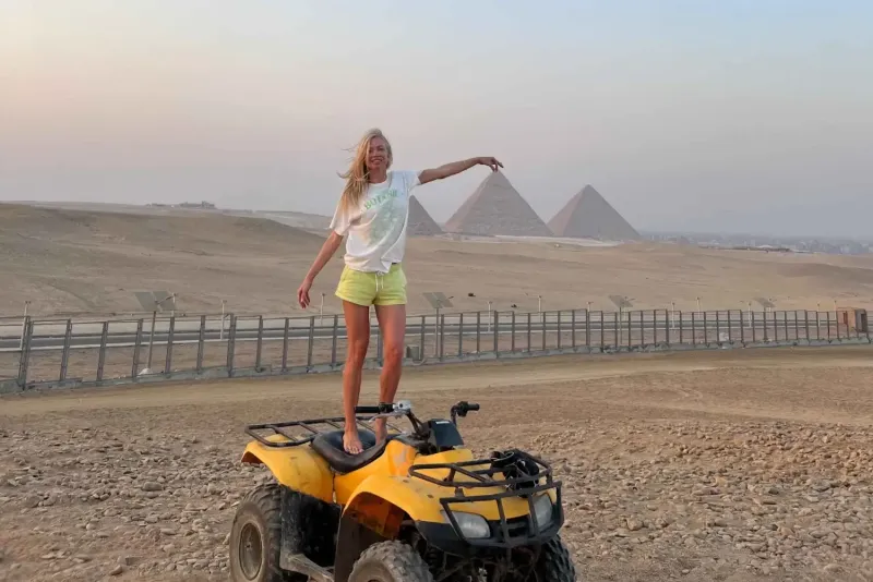 Giza Pyramids Quad bike Desert Safari Adventure  