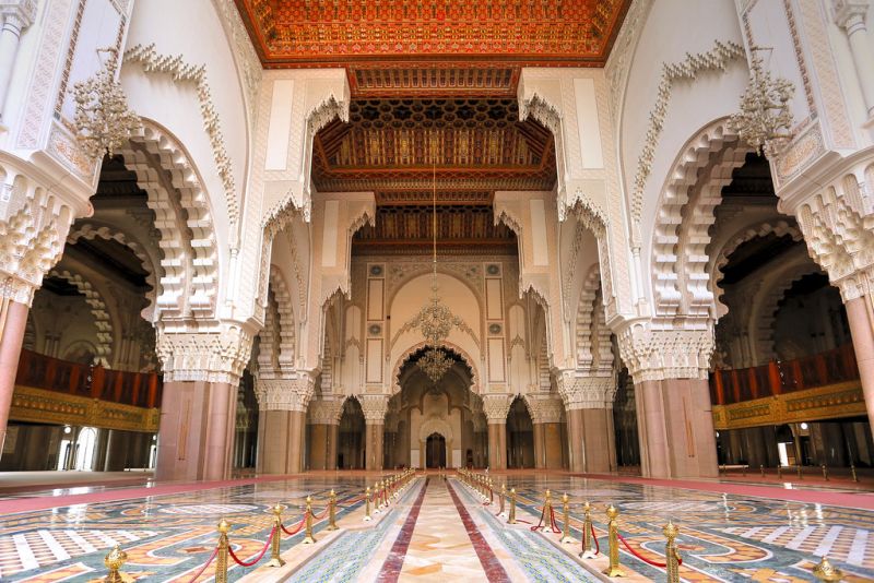 Explore the majestic Hassan II Mosque in Casablanca on an exclusive Morocco private tour