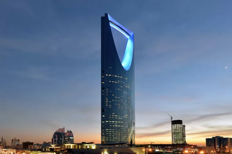 Kingdom Tower during Saudi Arabia tour