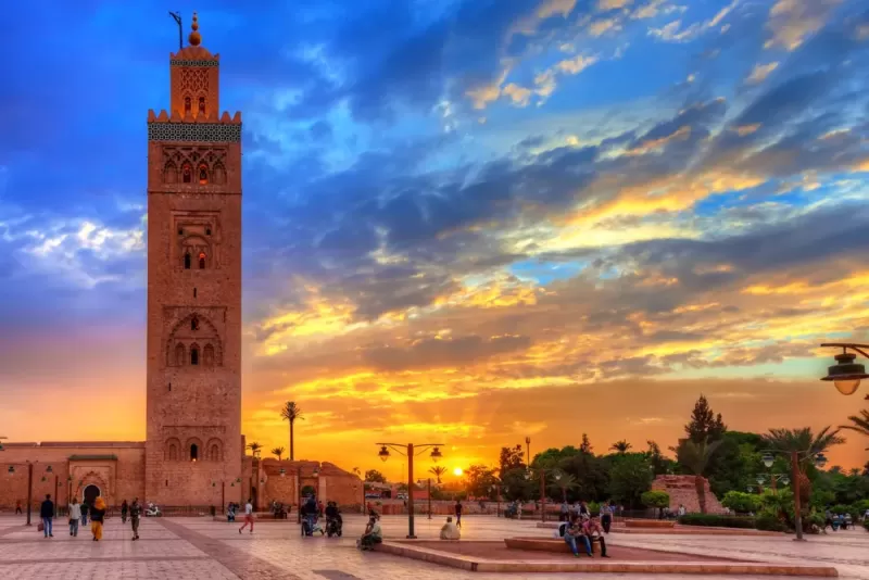 Morocco cultural tours include Koutoubia Mosque