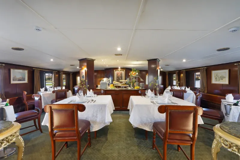 Dining Restaurant on SS Karim Nile Cruise