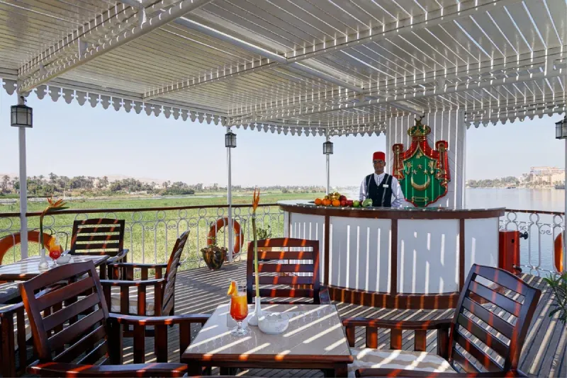 Sun Deck on SS Karim Nile Cruise