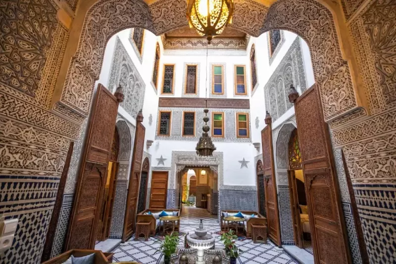 Fes Medina in Morocco on the 19-day Jordan, Egypt, and Morocco Tour.