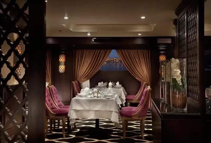 Elegant cabin interior on board Steigenberger Legacy Nile Cruise