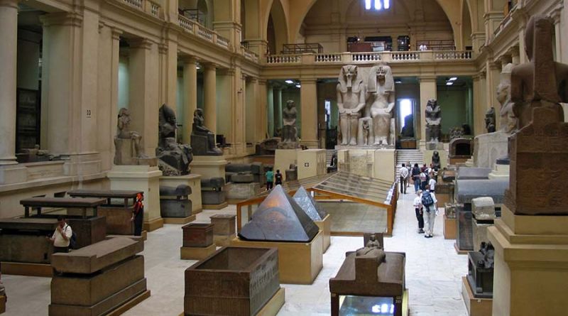 The Egyptian Museum in Cairo on the 19-day Middle East Tour Package. 