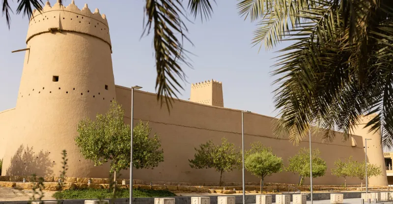 Historic Al Masmak Fortress in Riyadh included in Saudi Arabia to Oman tour