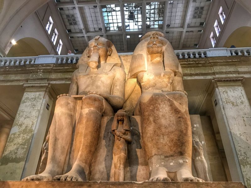 Egyptian Museum in Cairo on the 23 Days Morocco, Egypt, Jordan, and Dubai Tour.