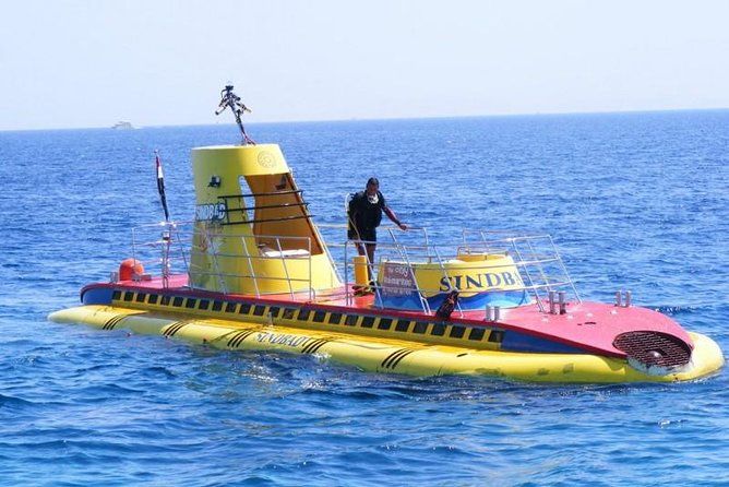 Colorful coral reefs seen during Hurghada submarine trip