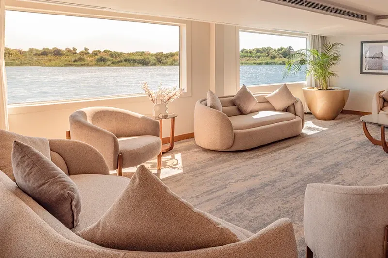 Luxury Nile Cruise sunset scenery