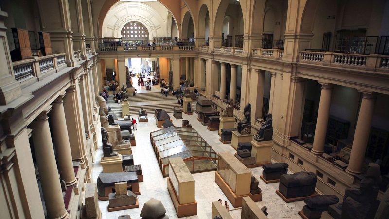 Exploring ancient treasures at the Egyptian Museum during a romantic journey with Egypt Honeymoon Packages.