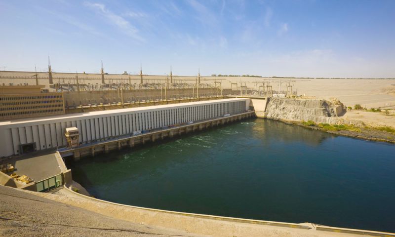 Viewing the Aswan High Dam from MS Amwaj Living Stone Nile Cruise – modern marvel beside ancient waters