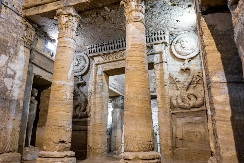 Private day tour Cairo Alexandria, Catacombs visit