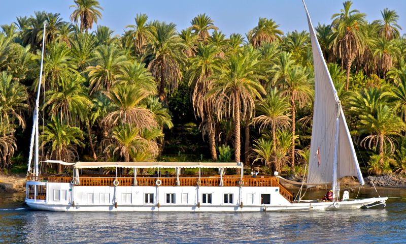 Scenic Dahabiya Nile Cruise experience in 14-day Egypt Tours