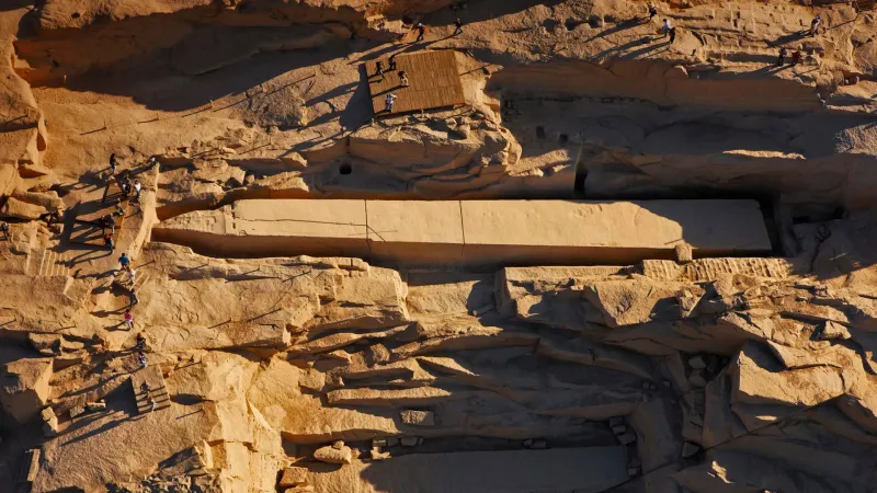 Unfinished Obelisk Aswan cruise stop