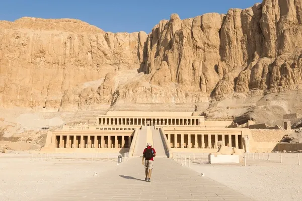 Visiting Queen Hatshepsut Temple in Luxor on 6 Days Classic Egypt Tours
