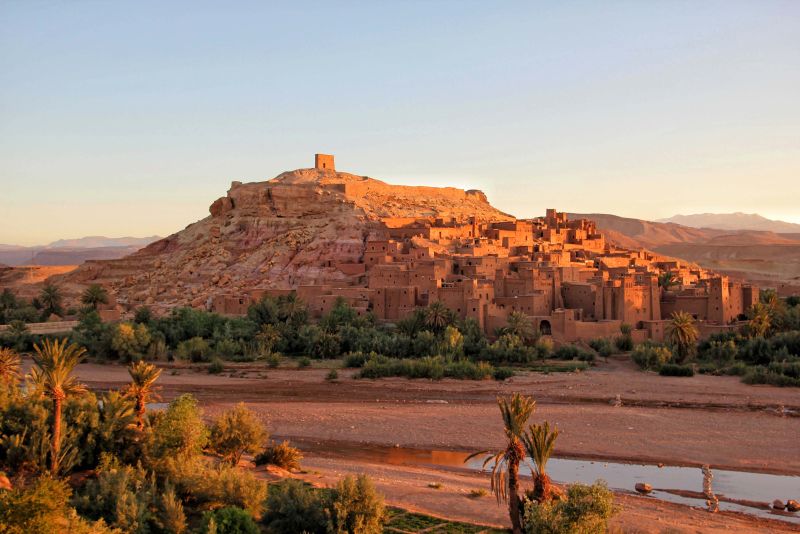 Tours in Morocco include Ait Ben Haddou