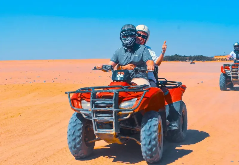 Dahab excursions featuring exciting quad biking