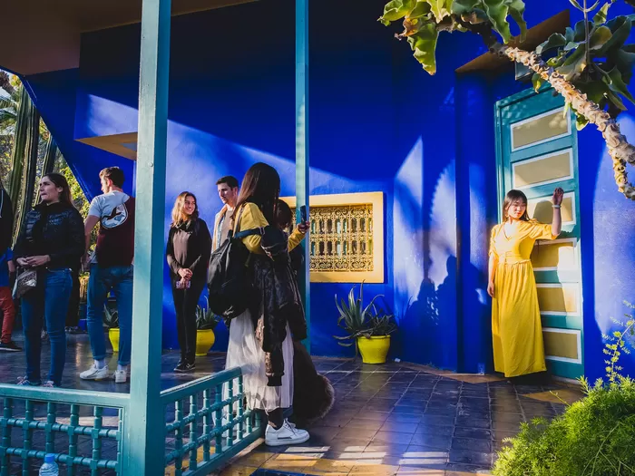 Morocco adventure tours take you to the enchanting Majorelle Garden